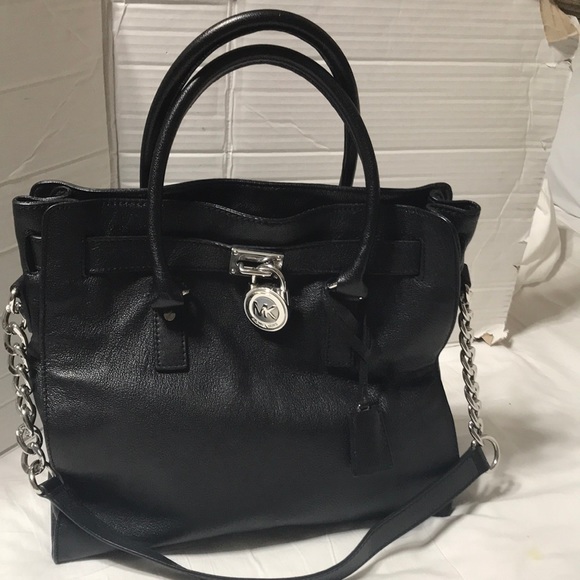 Michael kors Hamilton leather satchel with double straps. EUC - Picture 1 of 10
